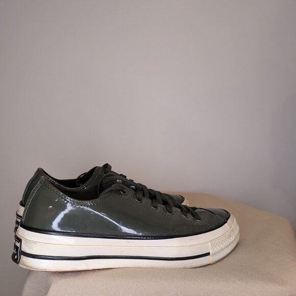 Converse Chuck Taylor 70 Olive Patent Leather - Women 7.5 - Picture 11 of 11